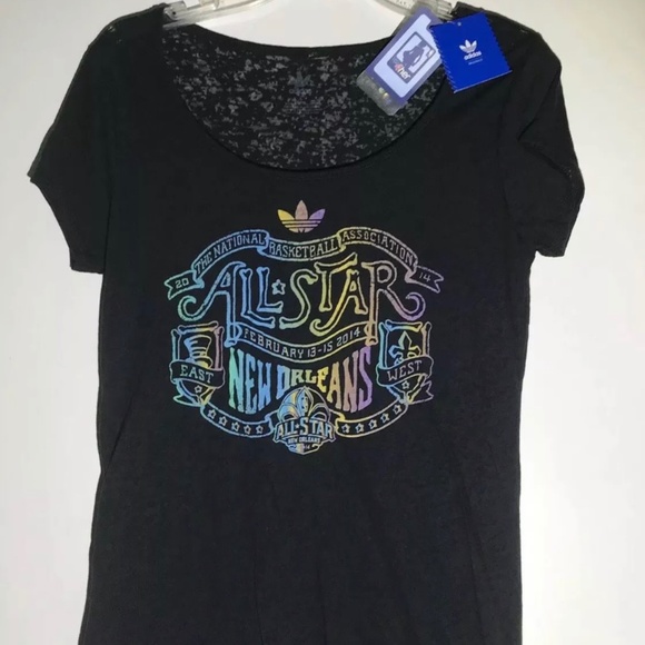 Adidas Originals 2014 NBA All Star Burnout Tee NWT